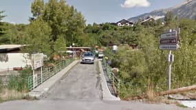 L'entrée du camping municipal de Guillestre (Hautes-Alpes), en août 2018.