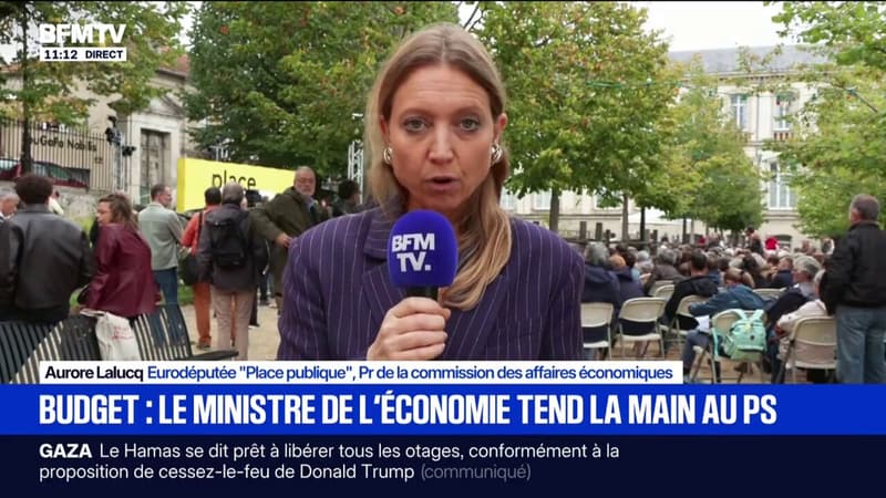 Budget: Cette stabilité politique passera par de la justice fiscale, estime Aurore Lalucq (Place publique)