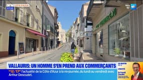 À Vallauris, un homme s'en prend aux commerçants 