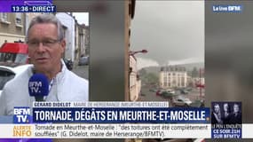 Tornade en Meurthe-et-Moselle: "Des toitures ont été complètement soufflées" (maire de Herserange)