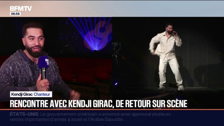 Kendji Girac de retour sur scène, deux ans après son accident domestique