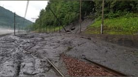 La ligne TGV France-Italie via Modane coupée "plusieurs semaines" à cause d'une coulée de boue