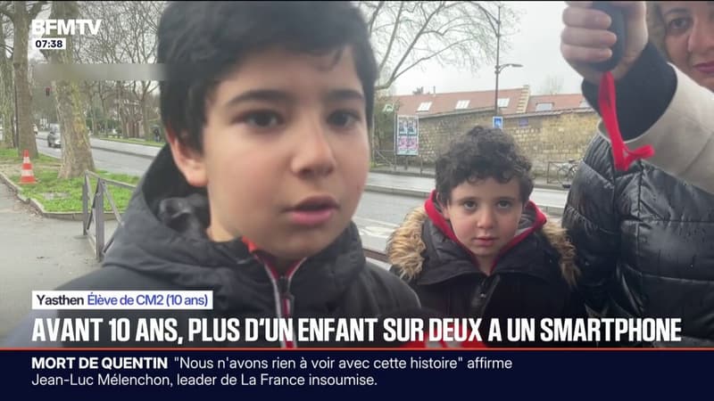 Plus de la moitié des enfants âgés de 8 à 10 ans ont déjà un smartphone, selon la Fondation pour l'enfance