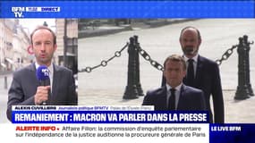 Remaniement: Macron va parler dans la presse - 02/07