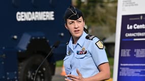 Marie-Laure Pezant, porte-parole de la gendarmerie nationale, le 19 octobre 2023 à Versailles.