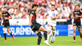 Romain Ntamack lors de la finale du Top 14 entre Toulouse et l'UBB, le 28 juin 2025.