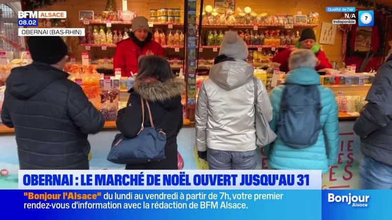 Obernai: le marché de Noël reste ouvert jusqu'au 31 décembre