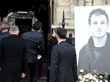 Les obsèques de Gaspard Ulliel à Paris le 27 janvier 2022