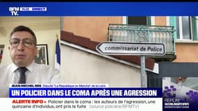 Policier dans le coma: un député LREM de la Loire dénonce une "violence banalisée" et s'inquiète d'un "point de non-retour"