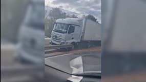 Un camion a eu un accident ce mercredi 10 avril sur l'A8.