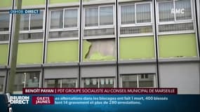 Effondrement à Marseille:  une cour d'école fermée par précaution 