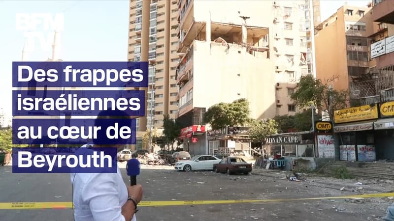 Liban: un immeuble touché par une frappe israélienne à Beyrouth, au moins quatre morts