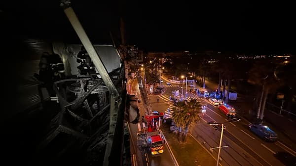 Sept personnes ont été évacuées ce lundi 25 décembre après un feu d'appartement à la Croisette à Cannes. 