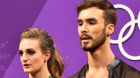 Gabriella Papadakis et Guillaume Cizeron lors du programme court des JO 2018