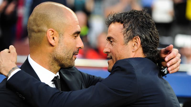 "J'aime tout chez lui": la très belle déclaration de Guardiola à Luis Enrique avant le choc PSG-Manchester City