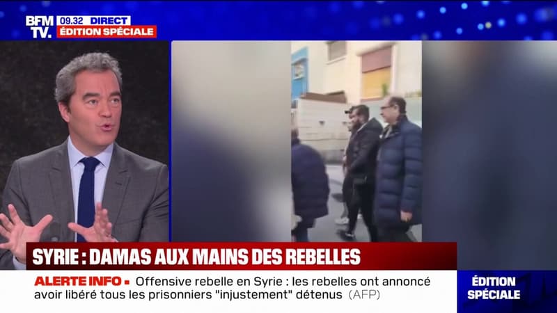 Les images du Premier ministre syrien escorté à la sortie de son domicile par les rebelles