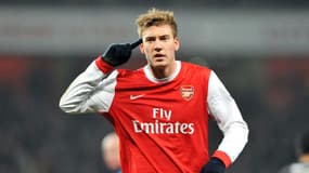 Nicklas Bendtner avec Arsenal en mars 2011