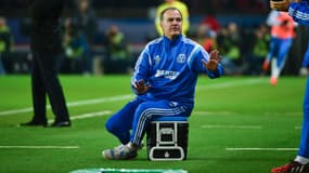 Marcelo Bielsa sur sa glacière à l'OM