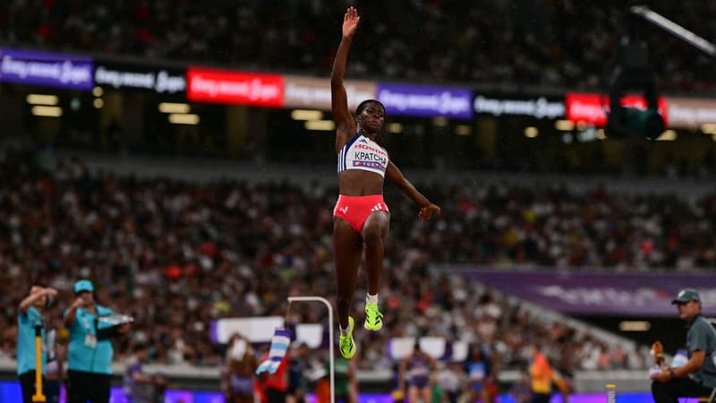 Hilary Kpatcha aux Championnats du monde d'athlétisme à Tokyo, le 13/09/2025