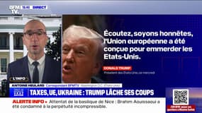 Donald Trump a annoncé que les produits de l'Union européenne "seront bientôt taxés à 25%"
