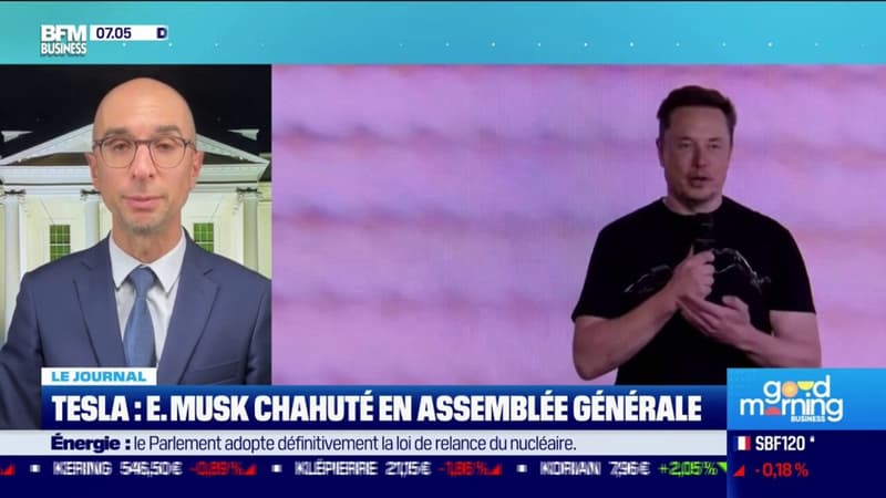 Elon Musk chahuté lors de l'AG de Tesla