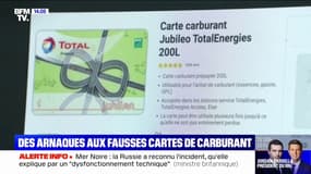 Arnaque en ligne: attention aux fausses cartes de carburant