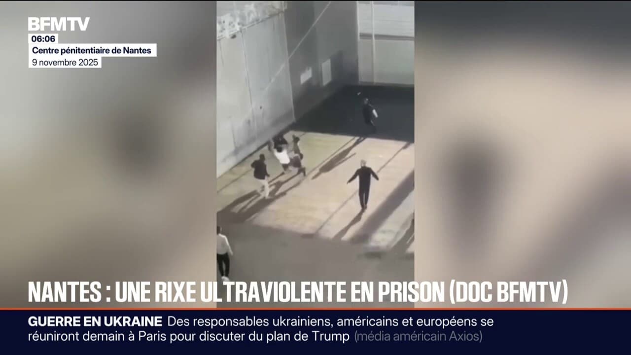 Une Rixe Une rixe ultraviolente fait cinq blessés dans une prison à Nantes, une ...