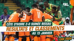 CAN 2024: Côte d'Ivoire 2-0 Guinée-Bissau, les Éléphants débutent idéalement, résultats et classements