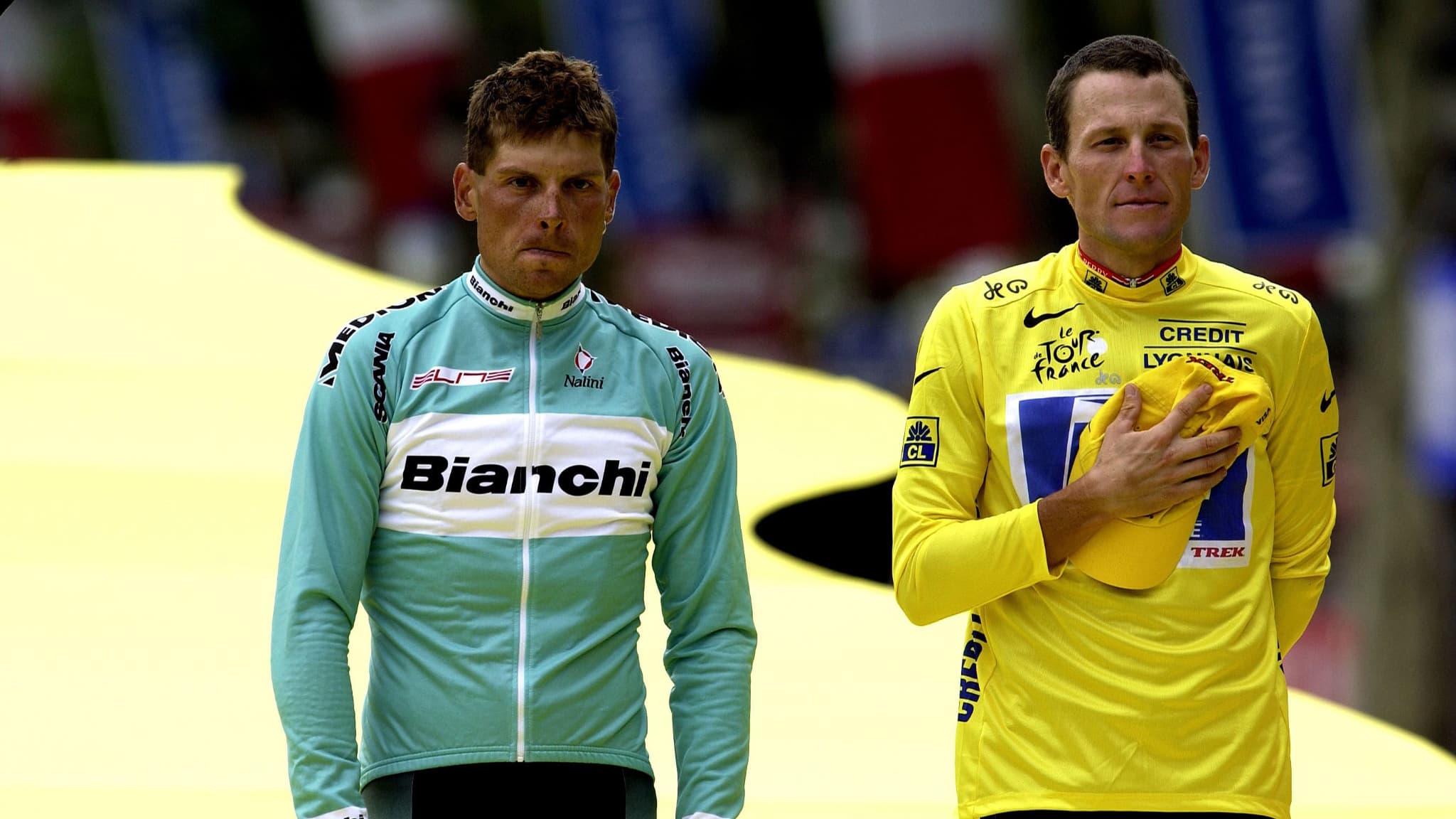 Ullrich et Armstrong en 2003