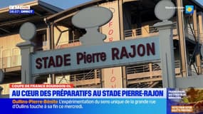 Bourgoin-OL: au cœur des préparatifs au stade Pierre-Rajon