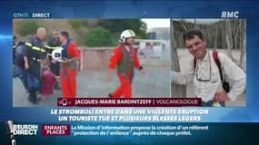 “Les deux explosions du Stromboli ont projeté des pierres à 2 kilomètres” explique le volcanologue Jacques-Marie Bardintzeff