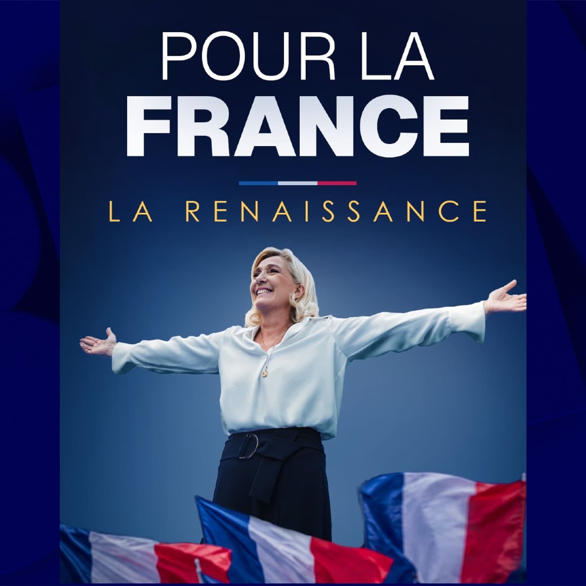 Contrefaçon de marque" et "parasitisme": Renaissance attaque le RN en  justice pour l'"appropriation" de son nom sur une affiche de campagne  présidentielle