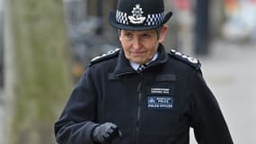 La cheffe de la police de Londres Cressida Dick dans la capitale britannique le 25 janvier 2022