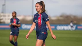 La Néerlandais Lieke Martens avec le PSG en mars 2024