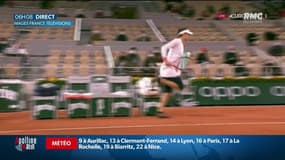 Roland Garros: des joueurs frigorifiés tout comme le public lors de cette première journée