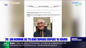 Yvelines: un homme de 79 ans porté disparu depuis 10 jours