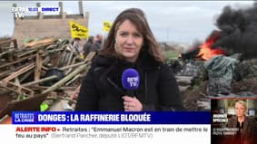 Retraites: la grève dans la raffinerie de Donges en Loire-Atlantique se poursuit 