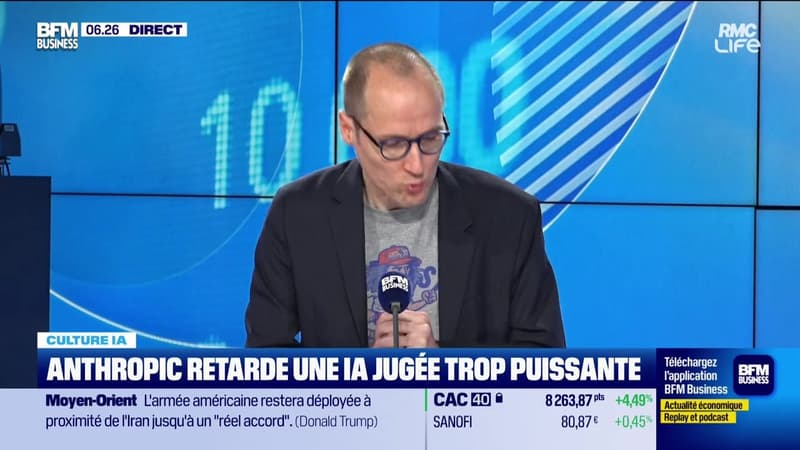 Culture IA : Anthropic retarde une IA jugée trop puissante, par Anthony Morel - 09/04