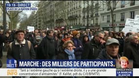 Marche blanche pour Mireille Knoll: des milliers de personnes contre l'antisémitisme
