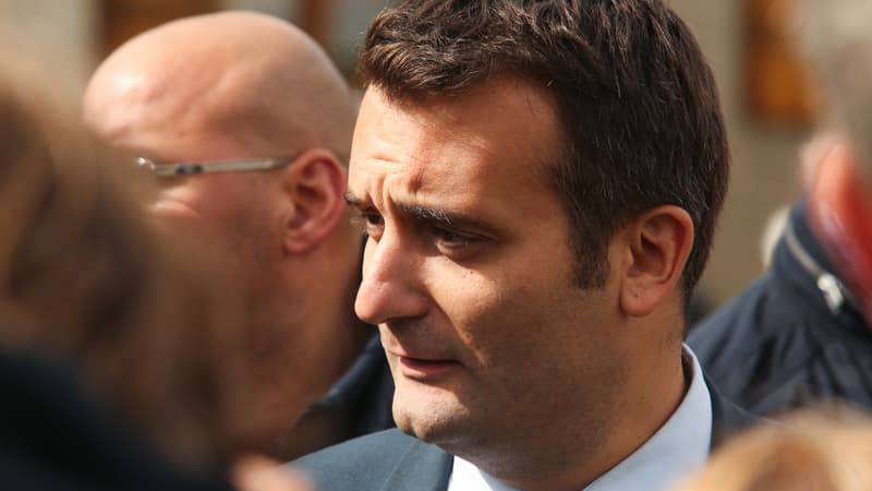 Le vice-président du Front national Florian Philippot, le 9 septembre 2017 à Brachay. 