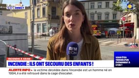 Incendie à Vaise: une famille sauvée par un groupe de jeunes