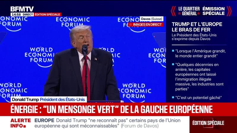 "Les Etats-Unis sont vraiment amis avec l'Union européenne" affirme Donald Trump mais déplore sa "faiblesse"