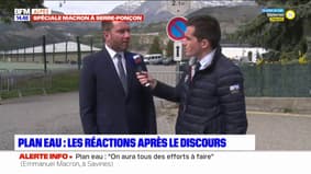 Plan eau: une annonce "cohérente" réagit Jean-Michel Tron, maire d'Ubaye-Serre-Ponçon