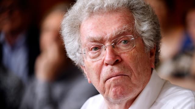 L'ex-ministre de l'Intérieur et avocat Pierre Joxe, pendant l'assemblée générale de l'association française des magistrats de la jeunesse et de la famille, le 2 juin 2012
