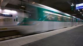 Le métro à Paris (photo d'illustration)