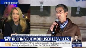 Gilets jaunes: François Ruffin prend la parole place de la République