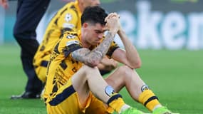Alessandro Bastoni lors de la finale de la Ligue des champions entre le PSG et l'Inter (5-0), le 31 mai 2025