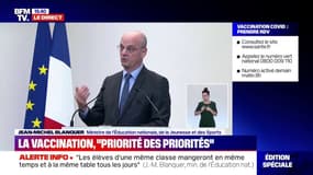 Jean-Michel Blanquer: "C'est pendant les vacances que des contaminations ont eu lieu chez les enfants"