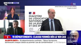 Story 1 : Classe fermée dès le premier cas de covid dans les 19 départements reconfinés, annonce Blanquer - 26/03