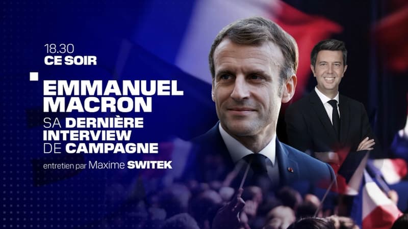 Emmanuel Macron accordera sa dernière interview de campagne à BFMTV, ce vendredi à 18h30
